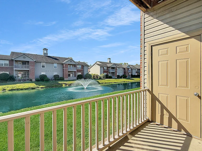 Spacious Balconies and Patios with Additional Storage and Lake view at Beaver Creek Apartments