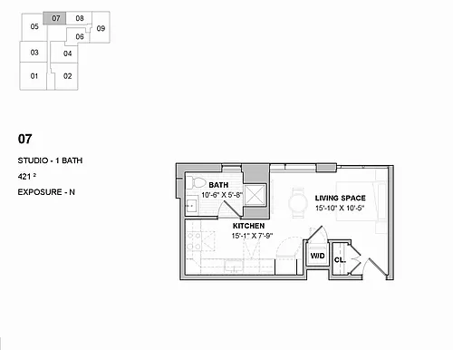 Floor plan 507
