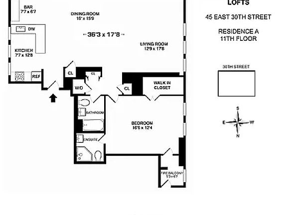 2nd image of 43-45 E 30th St #11A