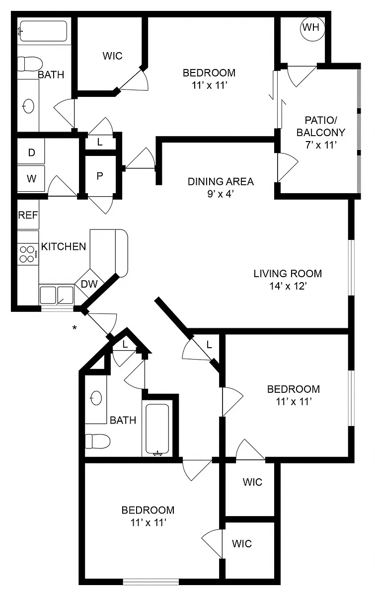 Floor plan 3A Renovation 2