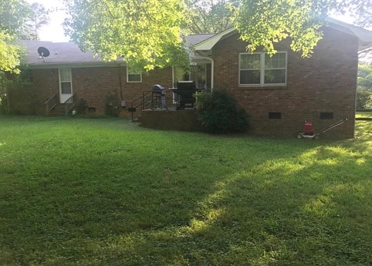 Photo of front and back yard .45 acre lot