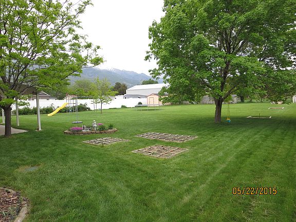 Large fully landscaped yard