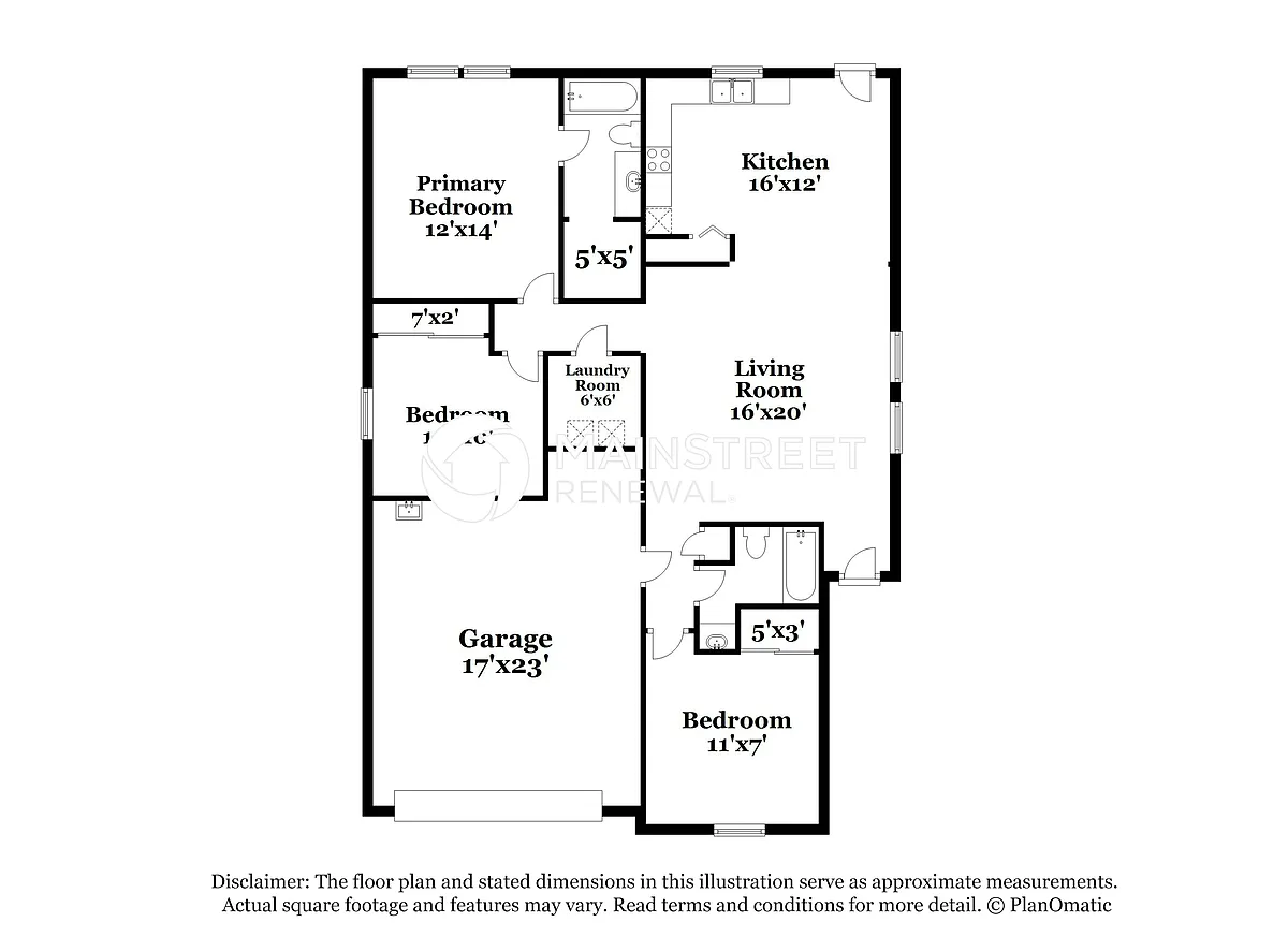 Floor Plan - 8562 Bluff Point Dr