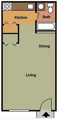 Floor plan Studio