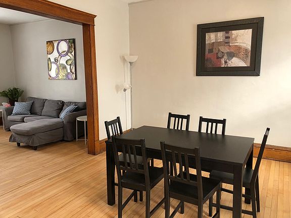 Dining room to living room.