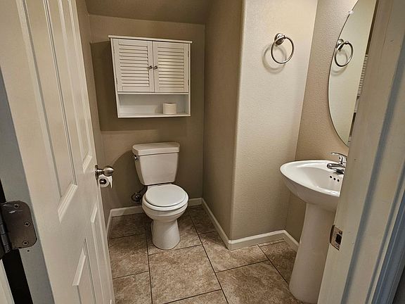 Half bathroom downstairs