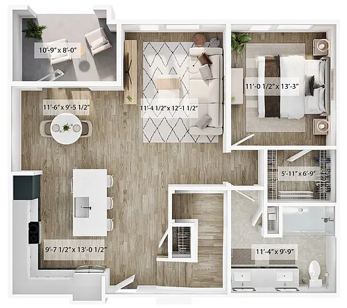Floor plan The Vanderbilt