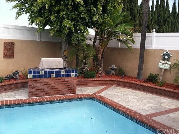 Built in barbeque in your private backyard.