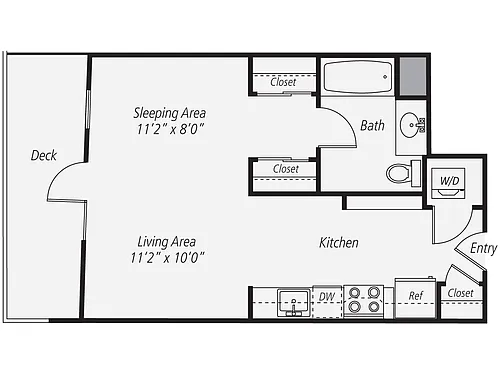 Floor plan Furnished-f-S1-deck