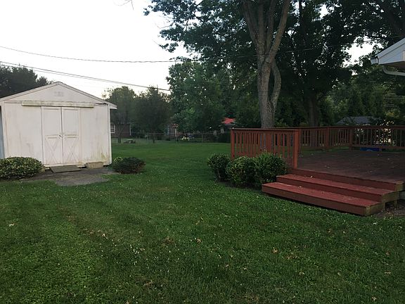 Storage bldg and large deck