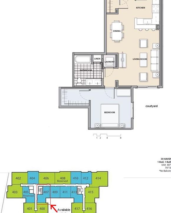 2nd image of 30 Haven St Unit 4007