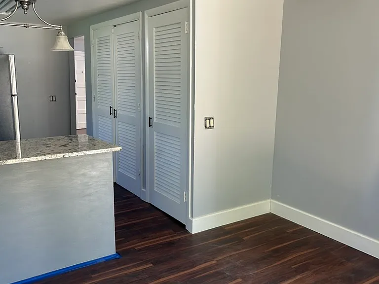 Built-in laundry and pantry.