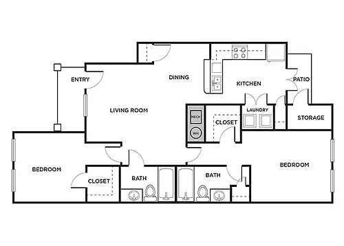 Floor plan B1