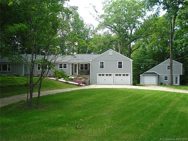 Front view of the home and ...
