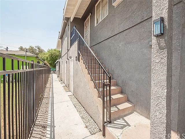 Stairs to back Unit #B