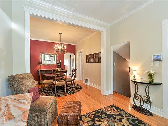 First Floor Living Room and Dining Room