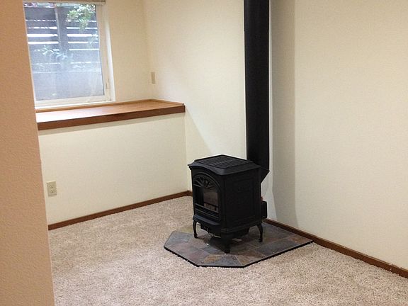 gas stove heater in basement