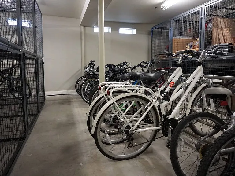 Bike storage room