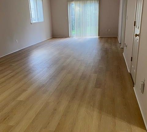 Sliding door to big backyard
