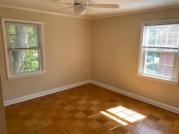 Main bedroom with one large and one small closet