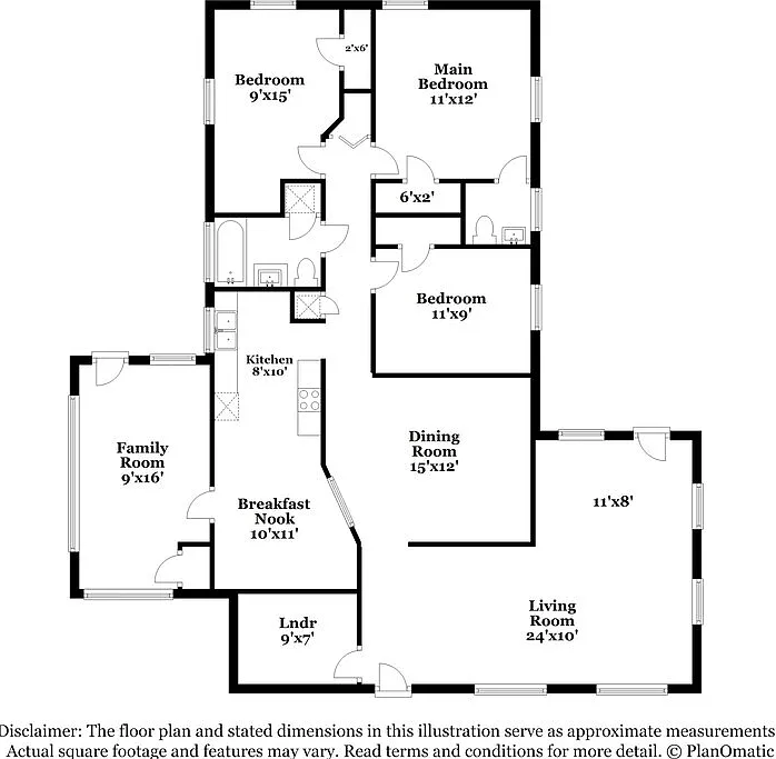 4 bed, 1.5 bath, 1526 sqft, $1,395 — Photo 2