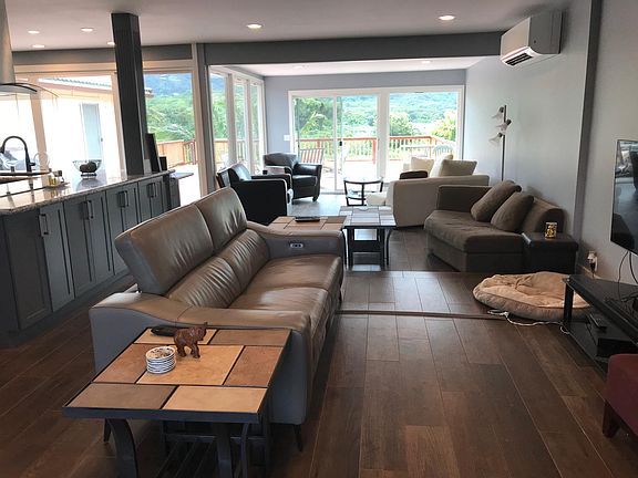 Large open living room