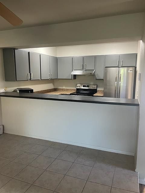 Kitchen with new cabinets and appliances