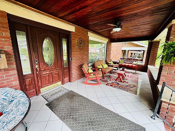 Covered front porch
