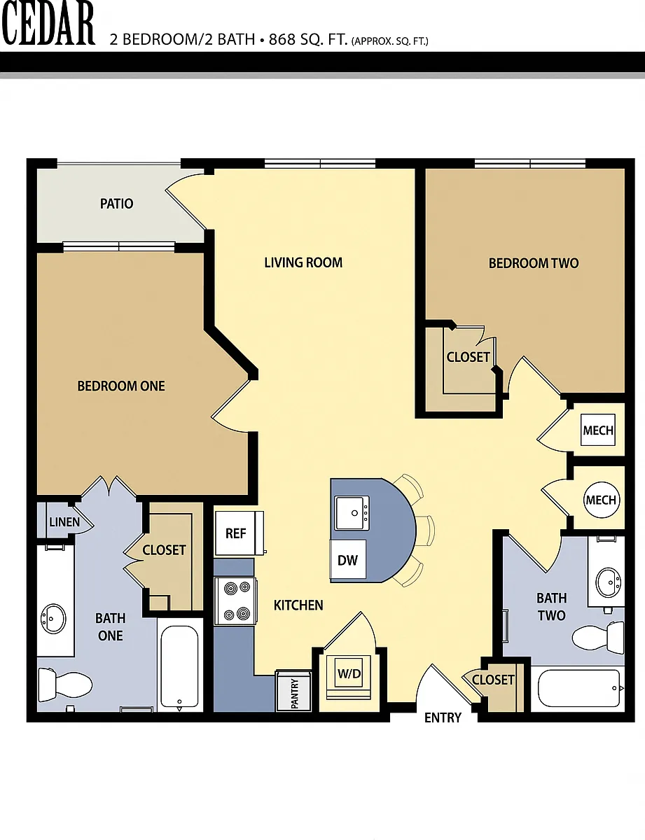 Floor plan Cedar