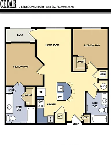 Floor plan Cedar