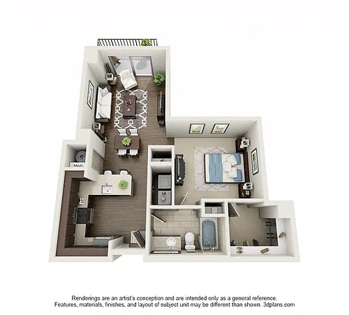 Floor plan S1C