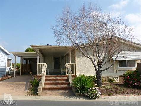 East Ventura, CA.  Senior Mobile Home Community that comes with your own land.  1900 + square feet.  Vaulted ceilings, fireplace in living room.  Two bedrooms/2 and 1/2 baths.  Poinsettia Gardens Mobile Home Community.  55 +