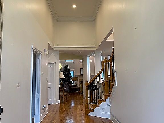 Entry. Freshly painted home