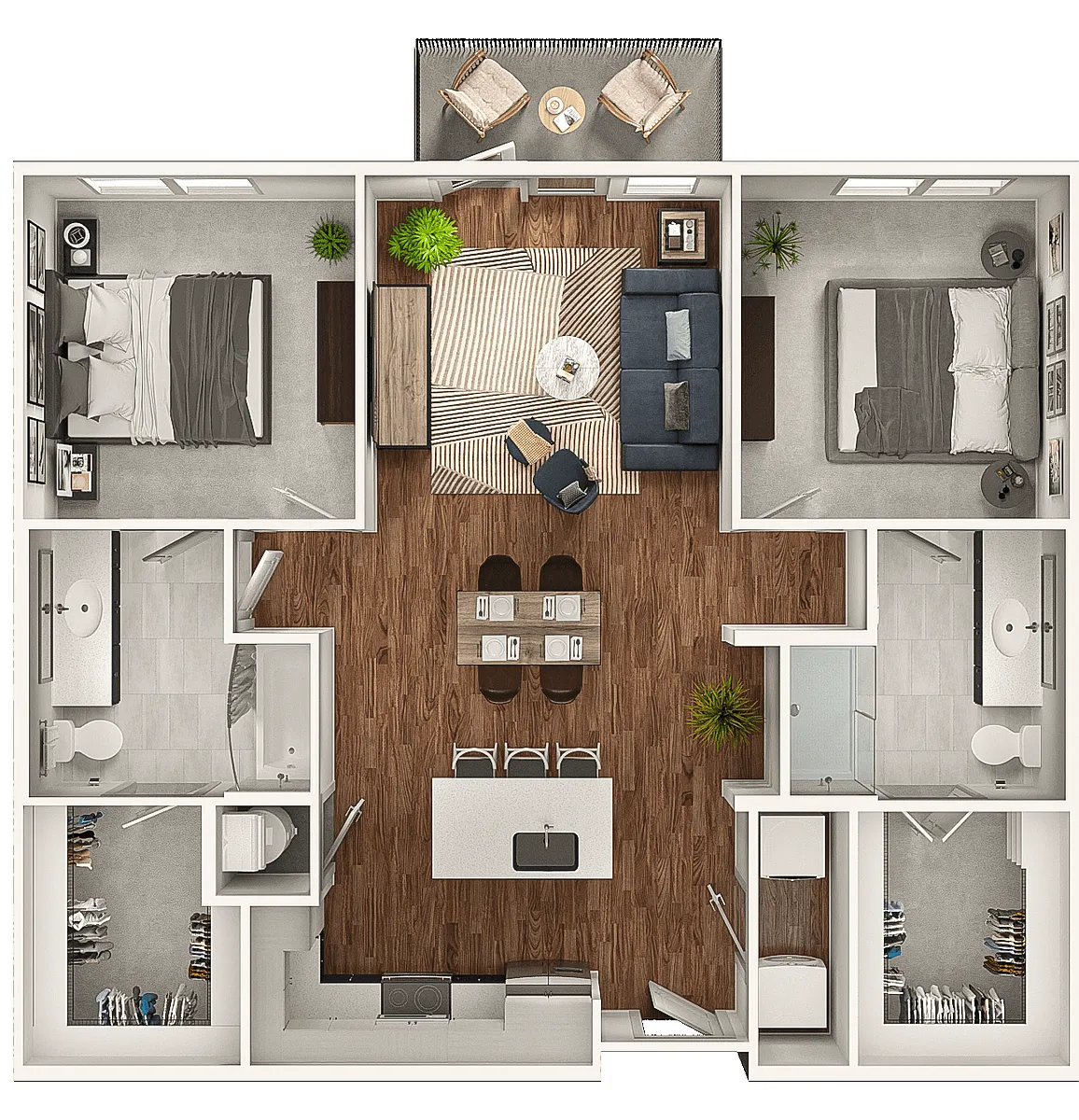 Floor plan B1