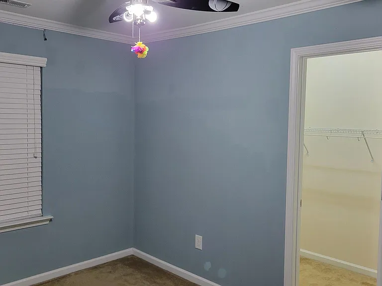 Bedroom1 (Upstairs)
(picture is outdated, recently painted with neutral color)
