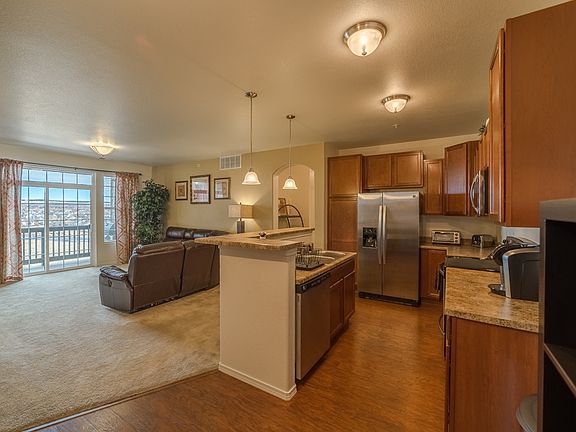 View from dining area