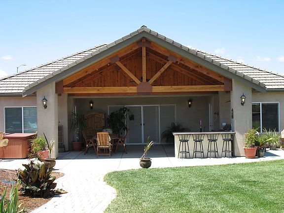 Exposed Beam Patio Cover