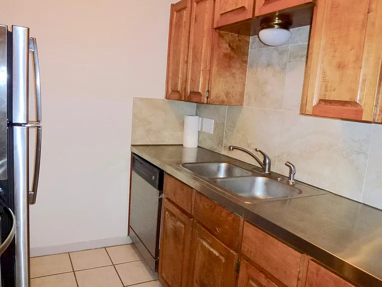 Lots of counter and cabinets.