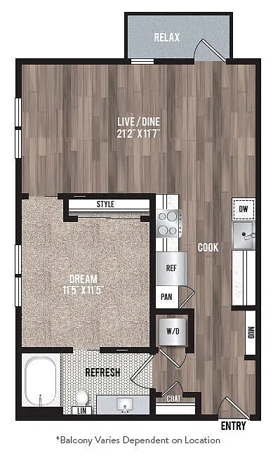 Floor plan A21