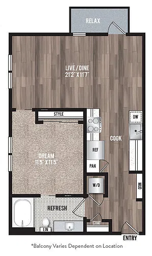 Floor plan A21