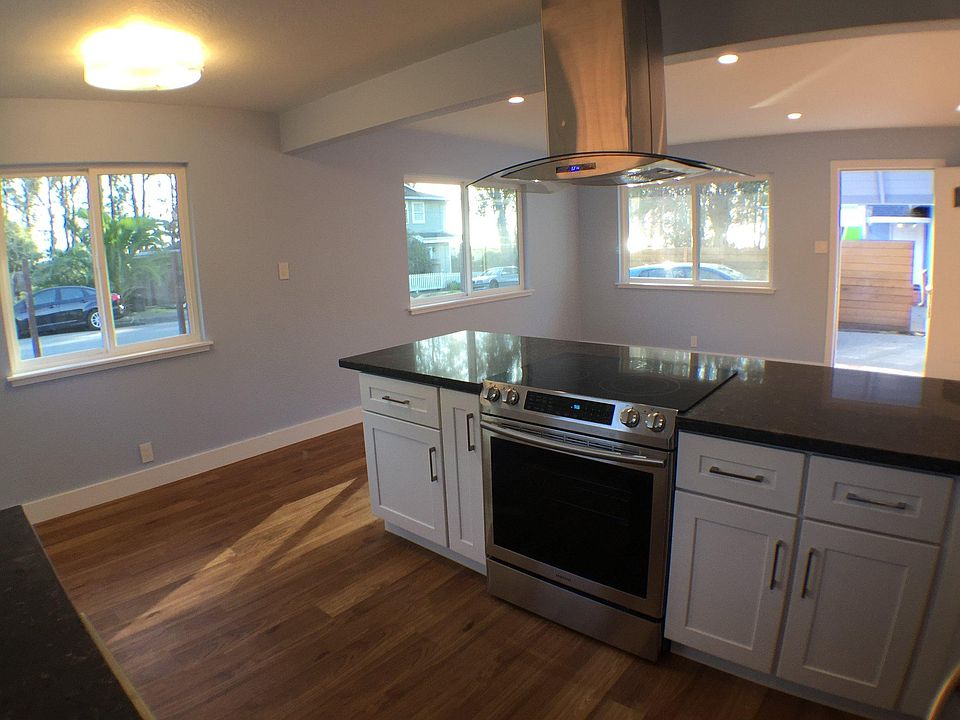 Pacific Ocean visible while cooking