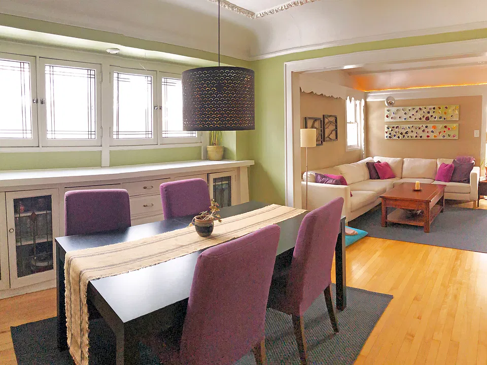 Upper Dining to Living room
