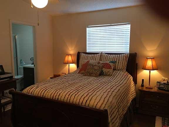 Master bedroom and bath. Has huge walk-in closet.