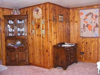 Pine paneling