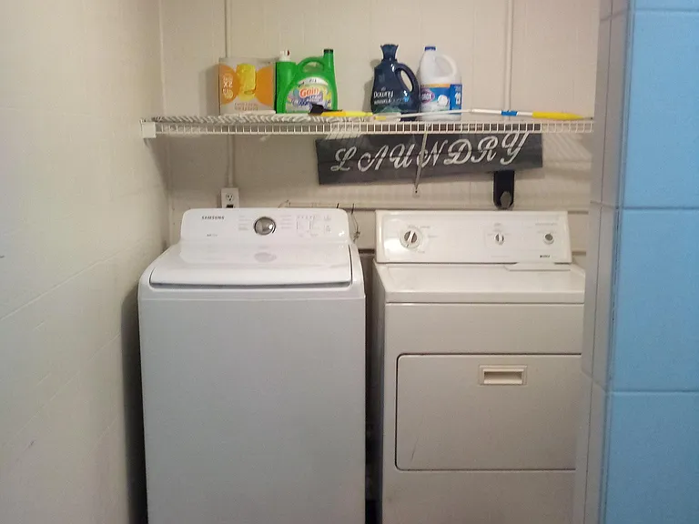 Downstairs Washer & Dryer