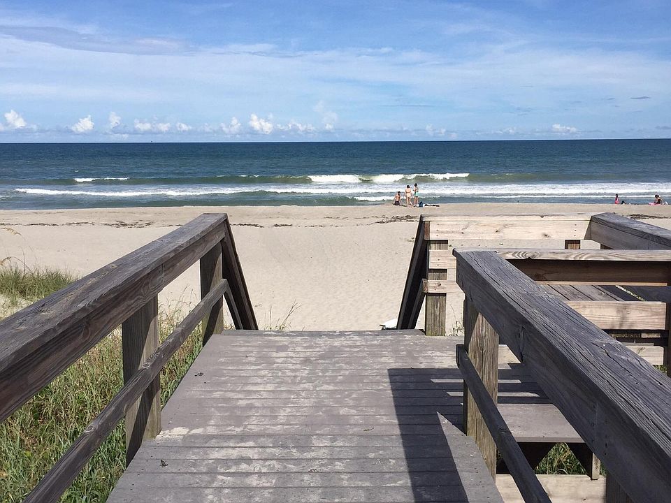 walkway to beach only steps away