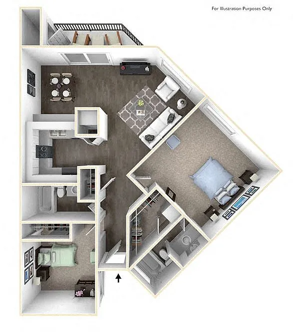Floor plan Ponderosa Renovated