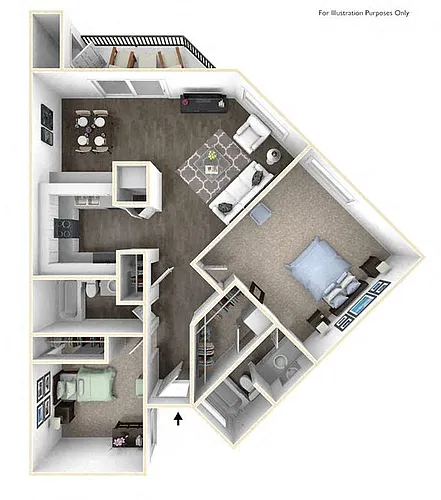 Floor plan Ponderosa Renovated