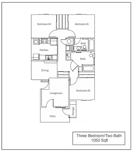 Floor plan 3 Bedroom