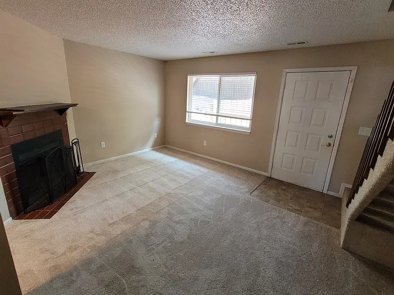Living Room with New Carpet